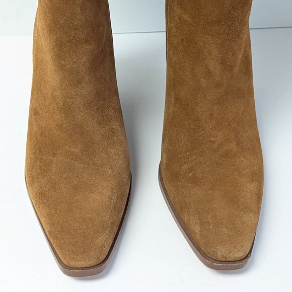 Vince Camuto Aprine Tall Slouch Boots, Golden Walnut, Women's 8.5 (Wide Calf) - Picture 3 of 10